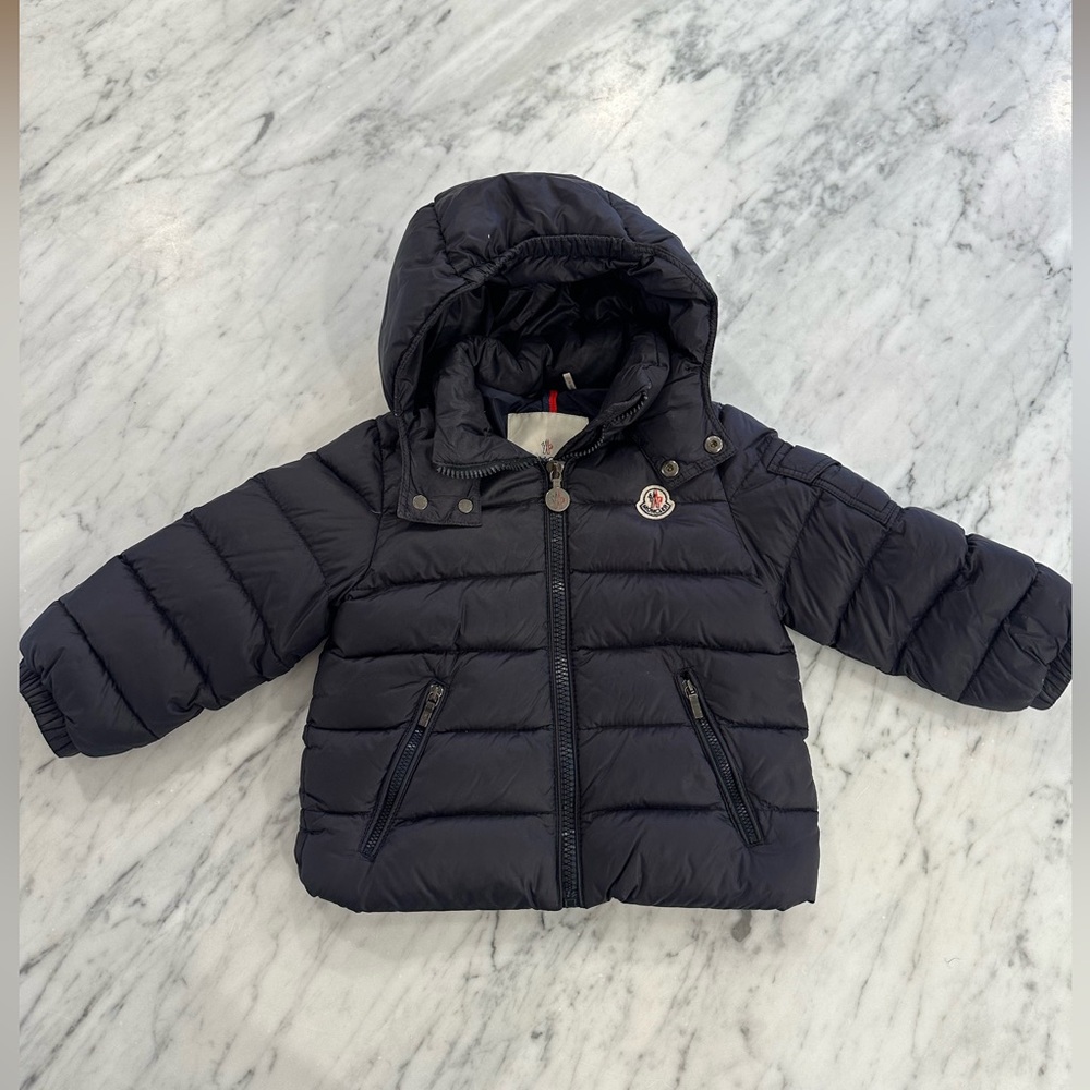 Authentic Moncler blue jacket size 18-24